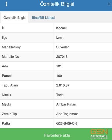 2-KOCAELİ İZMİT SÜVERLER  KÖYÜNDE SATILIK 2810 M2 SATILIK TARLA